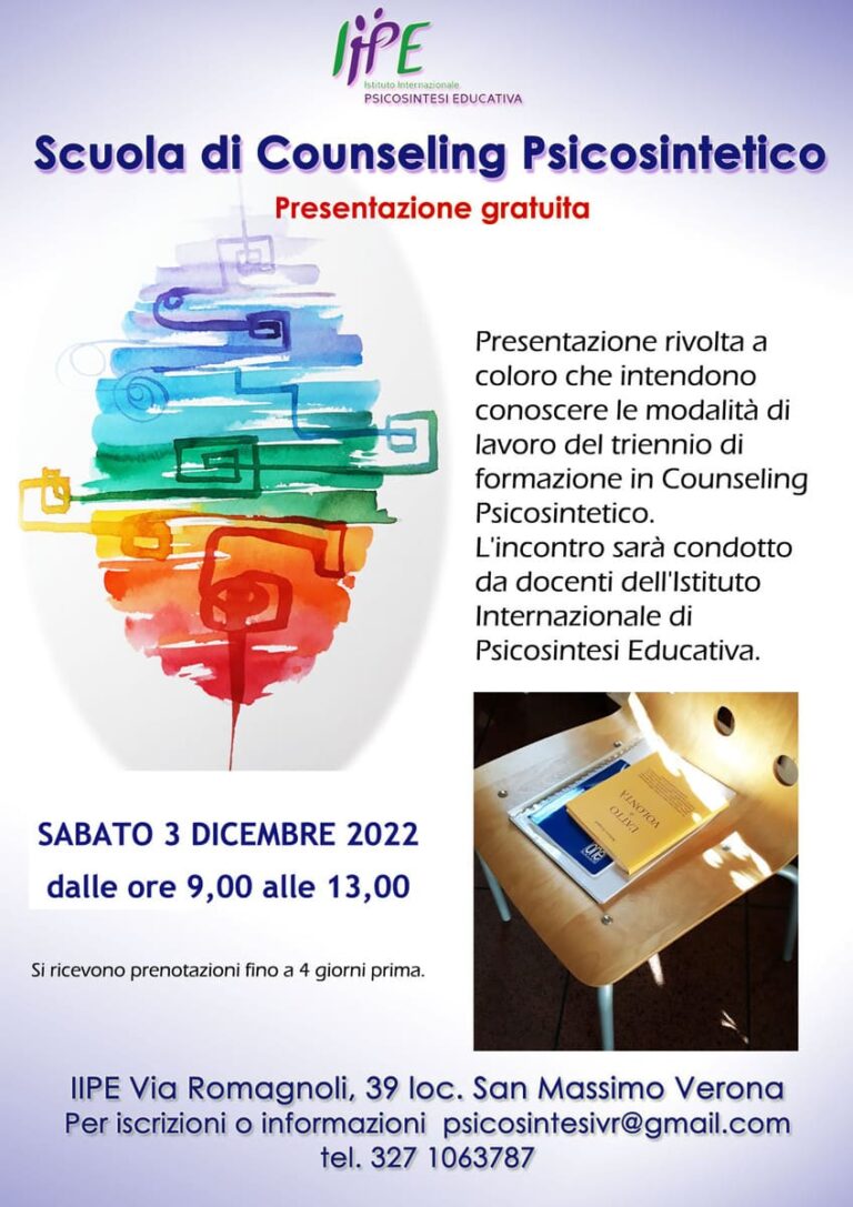 Locandina dell'evento PROVA LA SCUOLA a Verona dicembre 2022