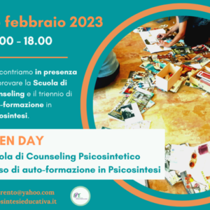Open day scuola di counseling e auto-formazione in psicosintesi a Trento – 2023