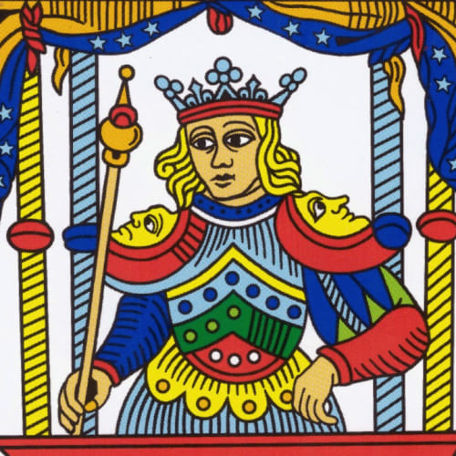dettaglio di una carta dei tarocchi